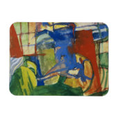 Blauwe Koe, 1914 (tempera op papier) Magneet (Horizontaal)