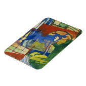 Blauwe Koe, 1914 (tempera op papier) Magneet (Linkerzijde)