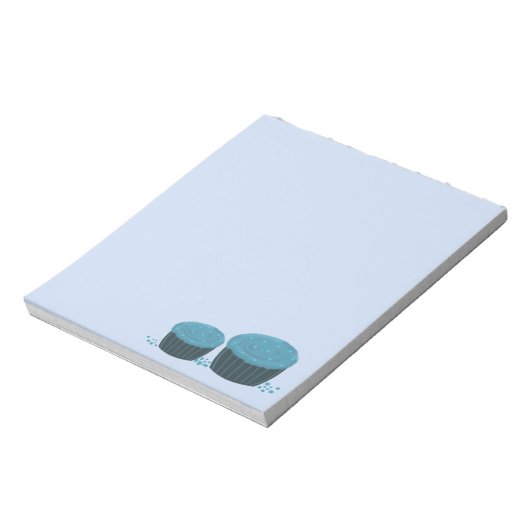 Blauwe koekjes notitieblok (Linkerzijde)