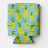 Blauwe koelbox voor ananassolens: voeg uw eigen te blikjeskoeler (Voorkant)