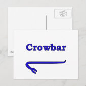 Blauwe koevoet briefkaart (Voorkant / Achterkant)