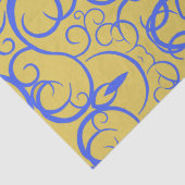 Blauwe koffie tissuepapier (Detail)