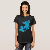 Blauwe Koi T-shirt (Voorkant volledig)