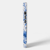 Blauwe Koi Vis Lotus Hoesje (Achterkant / Links)