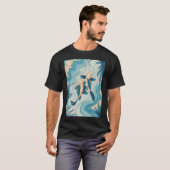 Blauwe Koi Vis T-shirt (Voorkant volledig)