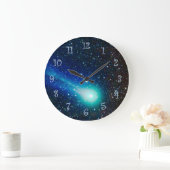 Blauwe komeet grote klok (Huis)