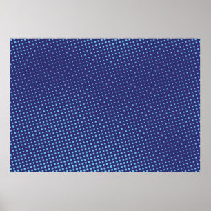 Blauwe komische pop-art halftone-achtergrondvinteb poster