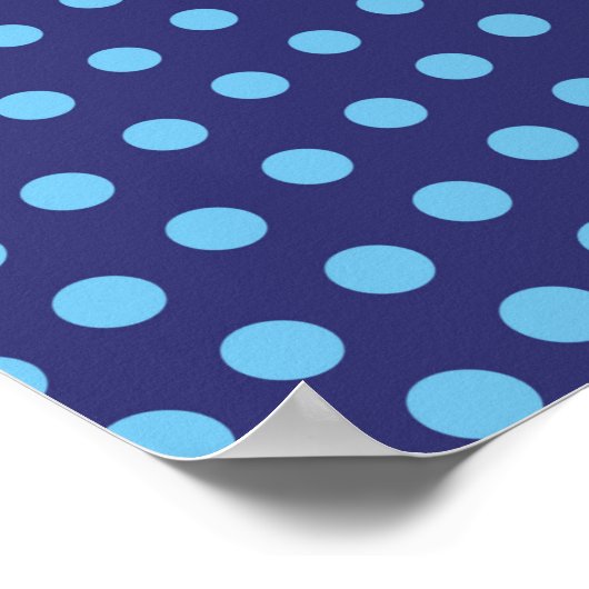 Blauwe komische pop-art halftone-achtergrondvinteb poster (Hoek)