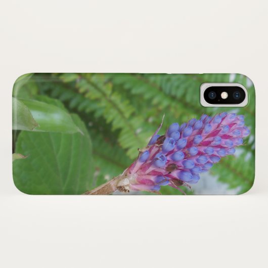 Blauwe kone Bromeliad Case-Mate iPhone Case (Achterkant (horizontaal))