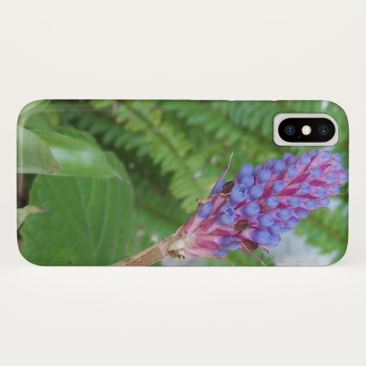 Blauwe kone Bromeliad Case-Mate iPhone Case (Achterkant (horizontaal))
