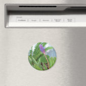 Blauwe kone Bromeliad Magneet (Insitu (Vaatwasser))