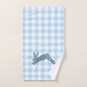 Blauwe konijn handdoek (Handdoek)