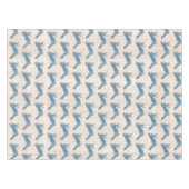 Blauwe konijn tafelkleed (Voorkant (Horizontaal))