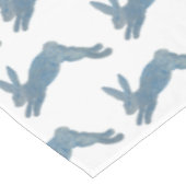 Blauwe konijn tafelkleed (Gekanteld)