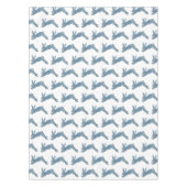 Blauwe konijn tafelkleed (Voorkant)