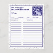 Blauwe konijn uit keuken van de Douane Delft Dedha (Voorkant)