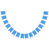 Blauwe konijnenbanner vlaggetjes (Alle)