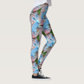 blauwe konijnenkonijnen leggings (Rechts)