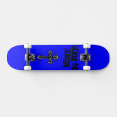 Blauwe koning van het skateboard van Kings (Horizontaal)