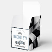 Blauwe koningswagen Birthday Party Bedankdoosjes (Geopend)