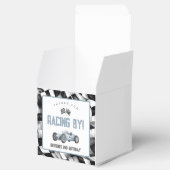 Blauwe koningswagen Birthday Party Bedankdoosjes (Geopend)