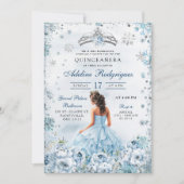 Blauwe koninklijke prinses Mexicaans meisje 16e ve Kaart (Voorkant)