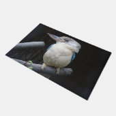 Blauwe kookaburra deurmat (Schuin)