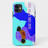 BLAUWE KOOL Case-Mate iPhone CASE (Achterkant)