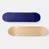 Blauwe koolstofvezel skateboard (Horizontaal)