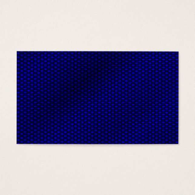Blauwe koolstofvezel visitekaartjes (Voorkant)