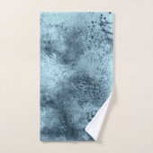 Blauwe koraal bad handdoek (Handdoek)