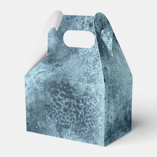 Blauwe koraal bedankdoosjes (Voorkant Zijde)