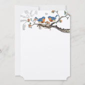 Blauwe koraal  blonvogels Weddenschappen Kaart (Achterkant)