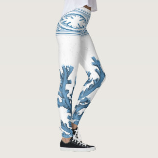 Blauwe koraal leggings