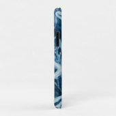 Blauwe Koraal Zeester Strand Patroon Case-Mate iPhone Case (Achterkant/rechts)