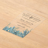 Blauwe koralen in het kader van de uitnodiging tot (Laagn)