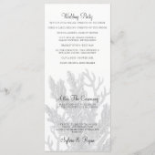 Blauwe koralen onder het Zee bruiloft programma's (Achterkant)