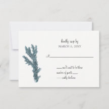 Blauwe koralen onder het Zee bruiloft uitnodiging 