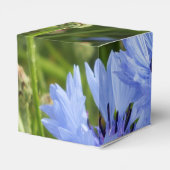blauwe korenbloem bedankdoosjes (Achterkant)