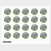 Blauwe korenbloem Sticker (Vel)