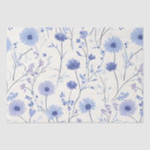 Blauwe korenbloem tissuepapier (Voorkant)