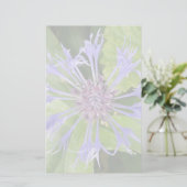 Blauwe kornbloem briefpapier (Staand voorkant)