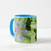 Blauwe kornbloem Mok (Voorkant links)