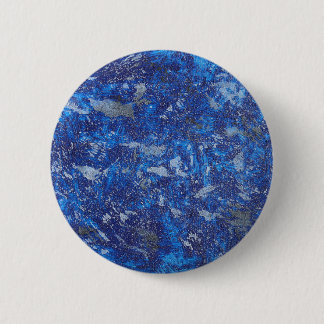 Blauwe kosmos #2 ronde button 5,7 cm