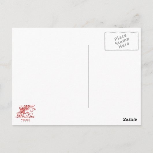 Blauwe kostuum briefkaart (Achterkant)