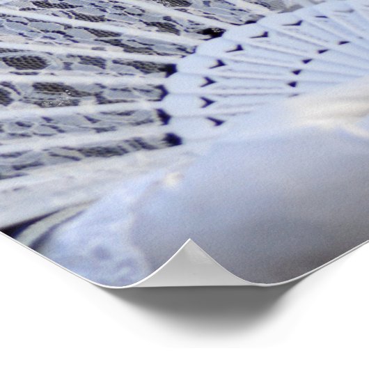 Blauwe kostuum poster (Hoek)