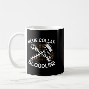 Blauwe Kraag Bloedlijn Brickmason Bouw Bric Koffiemok