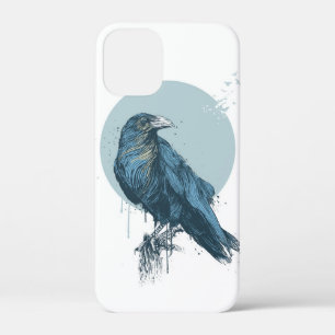 Blauwe kraai nauwelijks in iPod-draagtas Case-Mate iPhone Case
