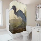 Blauwe kraan of herenvogels uit Amerika John James Douchegordijn (In situ)