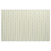 Blauwe kraanvogel cartoon stof (Yard (91,4 cm))